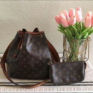 Louis Vuitton Petit Noe & Pochette Bundle